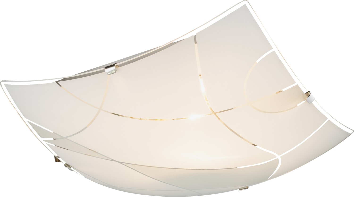 GLOBO LIGHTING 40403-1 Plafoniera Metallo Bianco, 1 x E27