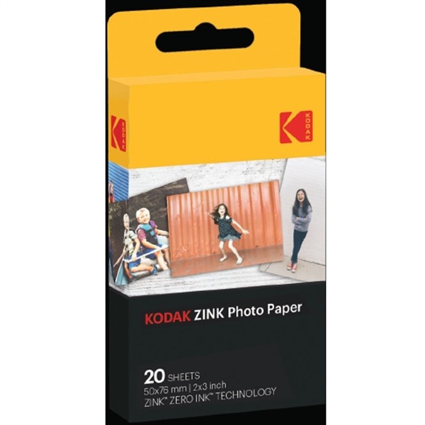 KODAK RODZ2X320 Confezione 20 Fogli Zink 2×3″