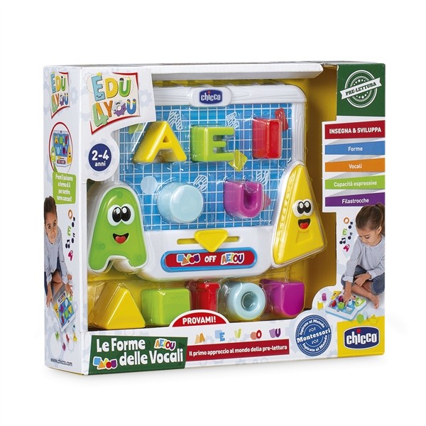 CHICCO GIOCHI 9798 Gioco Forme E Vocali