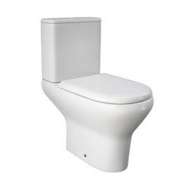 Vaso monoblocco compact/ninfea scarico a muro, venduto senza copriwater e cassetta