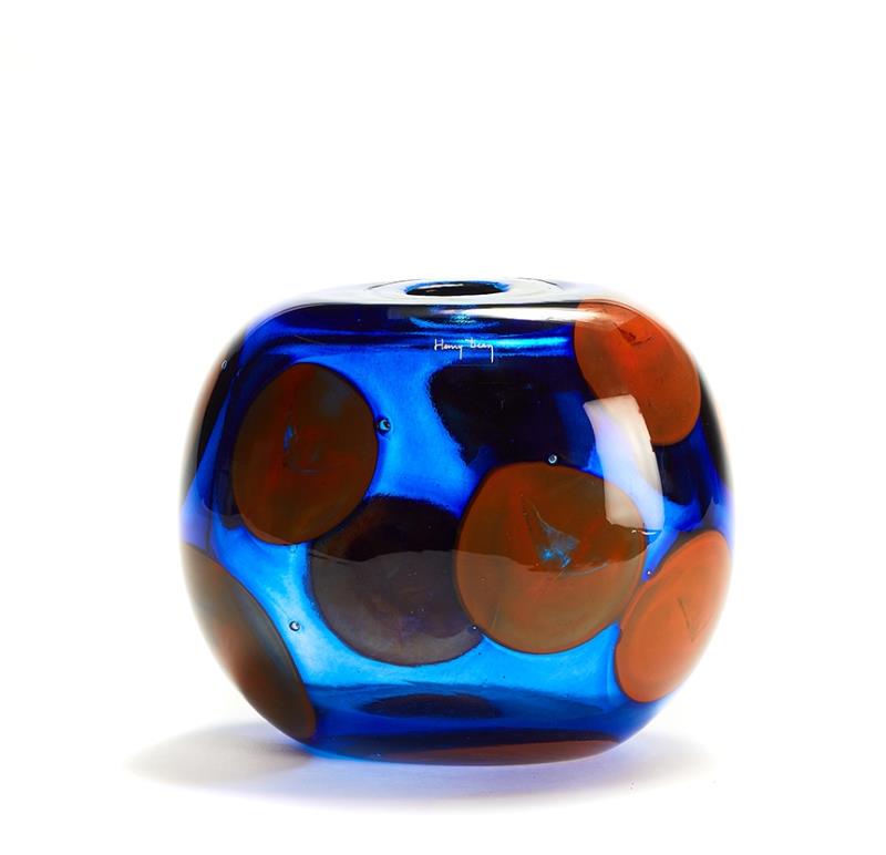 Vaso Meduse Blu/Orange – Henry Dean