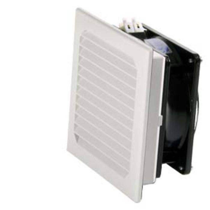 ventilatore con filtro, Apertura: B: 125 mm, H: 125 mm, RAL 7032, IP54, flusso di aria: 63 m3/h, Ue AC: 230 V