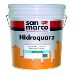 Pittura al quarzo per esterni hidroquarz bianco kg 20