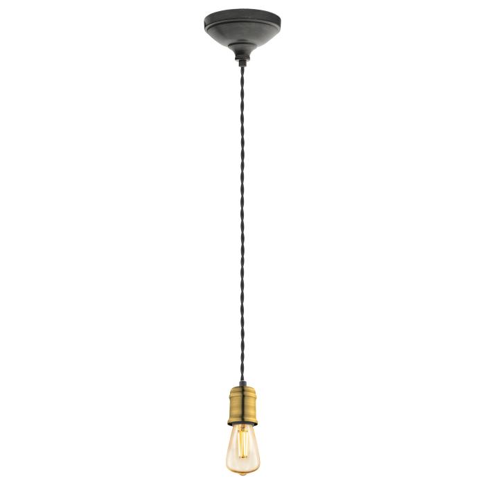 Eglo 32537 – Lampadario a sospensione con filo YORTH 1xE27/60W/230V