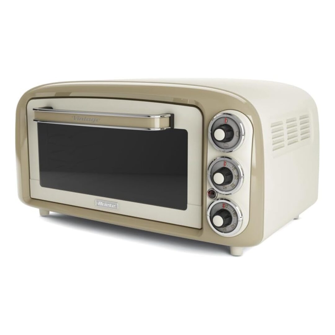 Forno Elettrico Fornetto ARIETE 18 Litri 1380 Watt Timer colore Beige – 979BEIGE Vintage