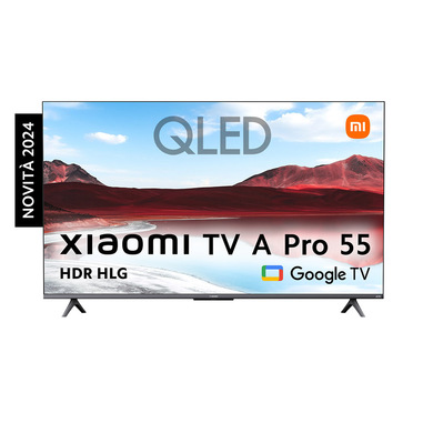 Xiaomi TV A Pro 55” 139,7 cm (55″) QLED 4K Ultra HD Smart TV Wi-Fi Grigio, Titanio