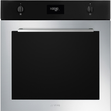 Smeg Classic SFP6401NXPR forno Nero, Acciaio inox