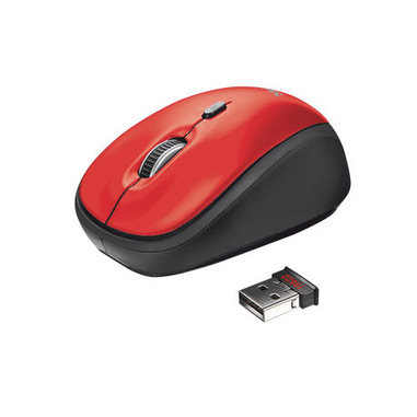 Trust 19522 mouse Ufficio RF Wireless Ottico 1600 DPI