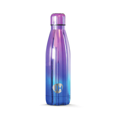 Joia Home JHOBOTTLEBLUEPURPLE borraccia Uso quotidiano 500 ml Acciaio inossidabile Blu, Porpora