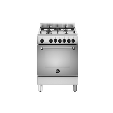 Bertazzoni La Germania Americana AMN664EXV/24 cucina Elettrico Gas Acciaio inox