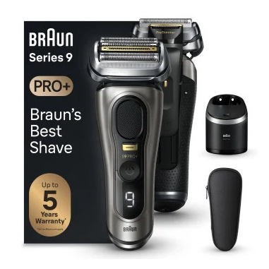 Braun Series 9 Pro+ 9565cc Wet & Dry Rasoio Trimmer Metallico