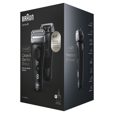 Braun Series 8 8560cc Wet & Dry Rasoio Trimmer Nero