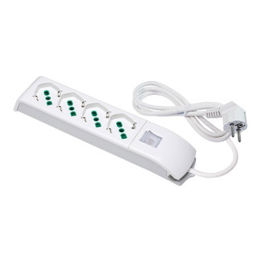 FANTON 4101000 prolunghe e multiple 1,5 m 4 presa(e) AC Bianco