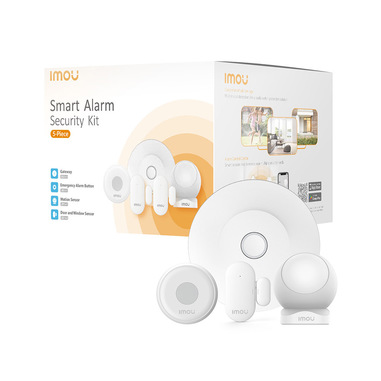 Imou Smart Alarm System – Include Centralina, 2 sentore porte/finestre, 1 sensore movimento ed un bottone SMART programmabile