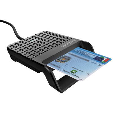 Mediacom MD-S402 lettore di card readers Interno USB USB 2.0 Nero