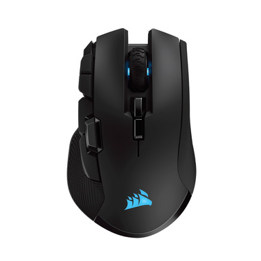 Corsair IRONCLAW RGB mouse Giocare Mano destra RF Wireless + Bluetooth + USB Type-A Ottico 18000 DPI