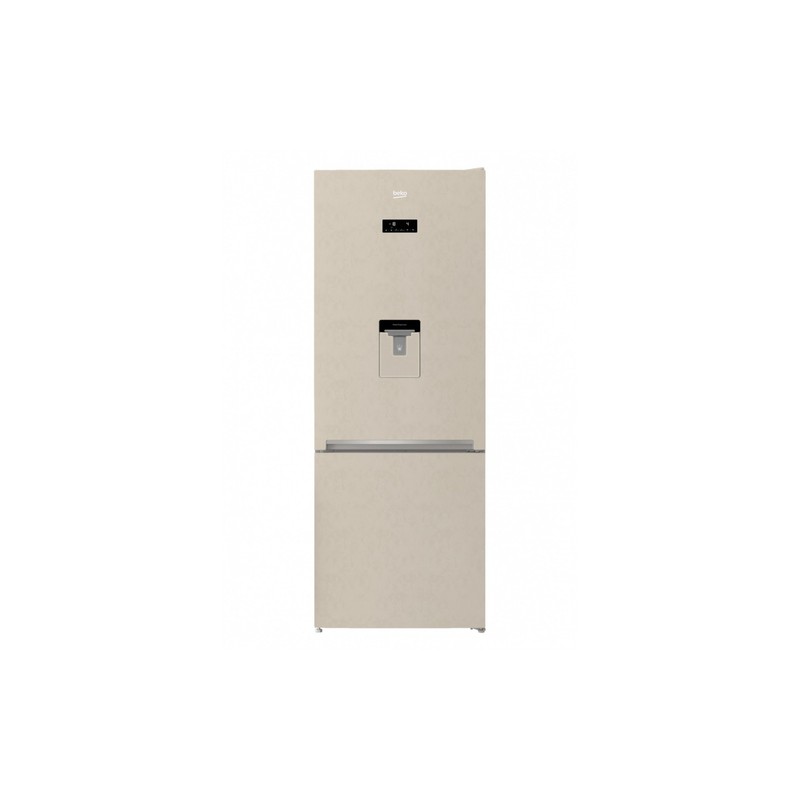 Beko RCNE560E40DBN Frigorifero Combinato 352 L No Frost Dispenser Acqua Classe E Sabbia