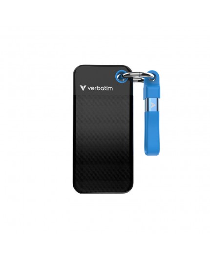 Verbatim Pocket SSD 1 TB USB tipo-C 3.2 Gen 2 (3.1 Gen 2) Nero, Blu